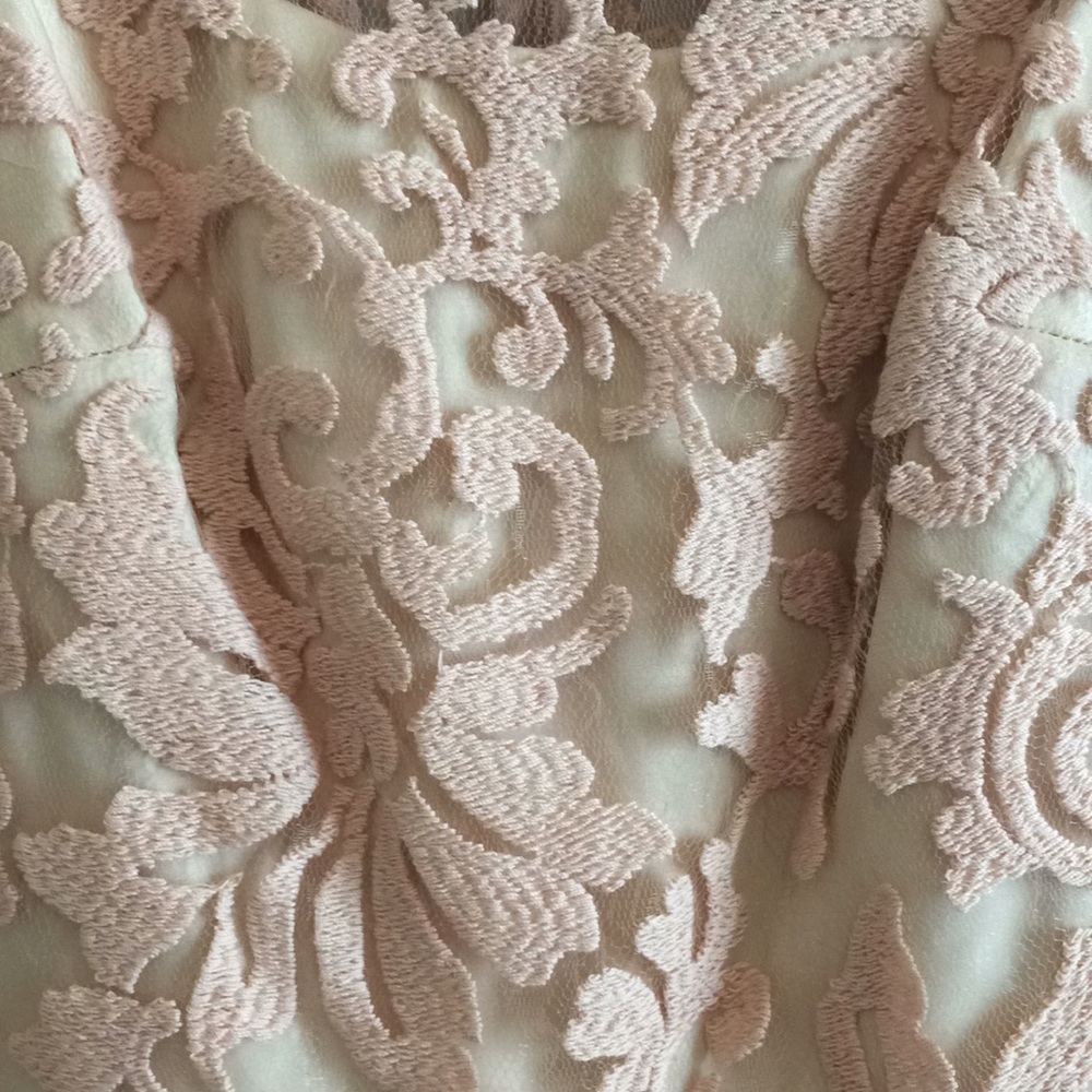 Tadashi Shoji Peplum lace gown - Picture 3 of 8